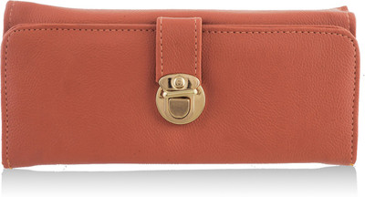 

Aisna Women Casual Orange Artificial Leather Wallet(6 Card Slots)