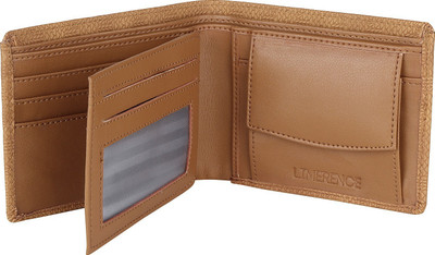 

LIMERENCE Men Yellow Genuine Leather Wallet(10 Card Slots)