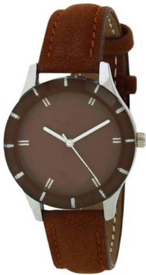 

swanos New Stylish watch Brown watch colour & Leather Belt watch _For_Women & Girls Watch - For Girls