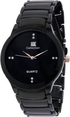 

swanos New Collection watch Full Black & Attractive Metal Strap watch For_men & Boys Watch - For Men