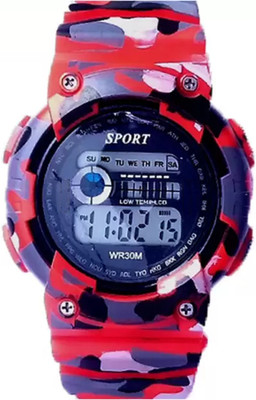 

blutech Style Sports Army Design with Light boys,mens Alarm Watch Watch - For Boys
