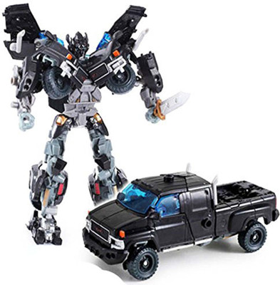 

HALO NATION Transformer Ironhide Robot To Jeep Converting Figure Toy For Kids - Black(Blue)