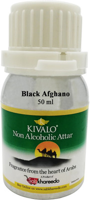 

Kivalo Ⓡ Pure Original Black Afghano Fragrance 50 ml Non Alcoholic Attar Floral Attar(Sandalwood)