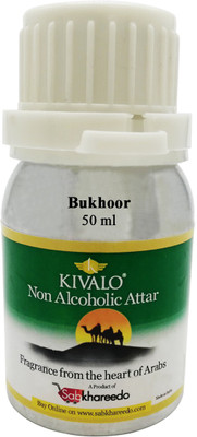 Kivalo Ⓡ Pure Original Bukhoor Fragrance 50 ml Non Alcoholic Attar Floral Attar(Islamic Bakhur)