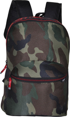 

Avon bags MACHOPAK CAMO 15 LTR CASUAL BACKPACK WITH RED PRINT 18 L Backpack(Multicolor)
