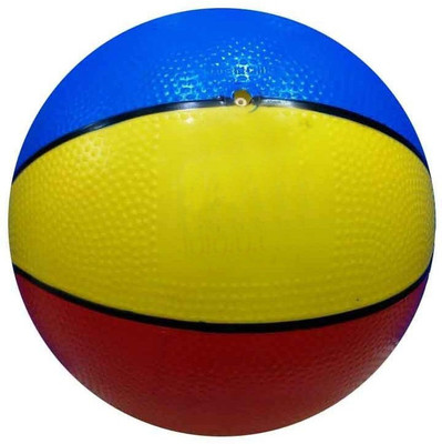 

Emob High Quality PVC Material 9 Inch Tri Color Basketball Sports Toy for Kids Basketball - Size: (Pack of 1, Multicolor