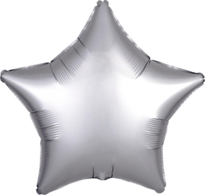 

Wanna Party Solid 36807 Balloon(Silver, Pack of 1)