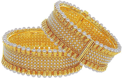 

Sukkhi Alloy Diamond Gold-plated Bangle Set(Pack of 2