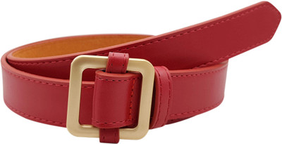 

Baluchi Women Casual Red Artificial Leather Belt