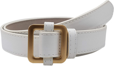 

Baluchi Women Casual White Artificial Leather Belt