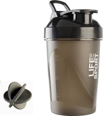 

Ambika's FUEL GYM SHAKER BLACKCOLOR PACK OF 1 500 ml Shaker(Pack of 1, Black)