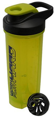 

iShake Shaker Roadies Protein 700 ml Shaker(Pack of 1, Yellow, Multicolor), Light yellow