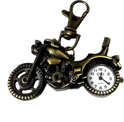 

FCSS GOLD BIKE WITH CLOCK Key Chain(Multicolor)
