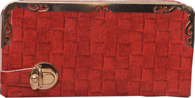 

mango star Casual Red Clutch