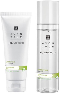 

Avon True Nutraeffects Mattifying Cleanser 100g + Mattifying Toner 150 ml(Set of 2)