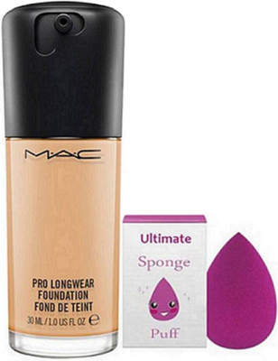 

Ultimate sponge puff & pro longwear liquid foundation fond de teint(Set of 2)