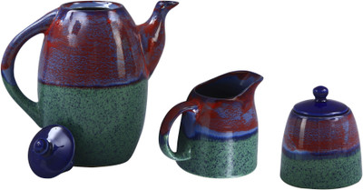 

Caffeine Blue Studio Stoneware(Blue, Pack of 3)