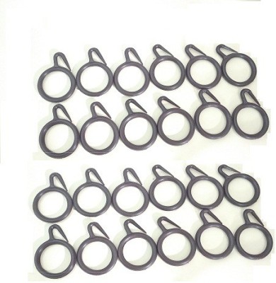 AnEk goods Silver Curtain Rings(Pack of 24)