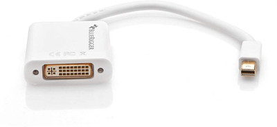 

BlueRigger Mini DisplayPort (Thunderbolt) to DVI Female Adapter Cable HDMI Adapter(Compatible with Mobile, Laptop, Tablet, Mp3, Gaming Device, White)