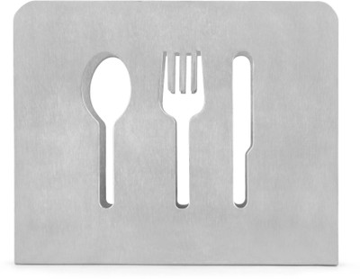 

HM Steels 1 Compartments Stainless Steel Napkin Holder(Steel)