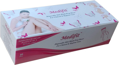 

MEDIFIT Pink Disposable Skin Blade Razor Pack of 50 pcs Disposable Razor(Pack of 50)