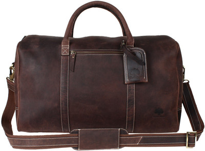 

Rustic Town Duffel Bag Overnight Weekend Luggage Carry On Airplane Underseat Travel Duffel Bag(Brown)