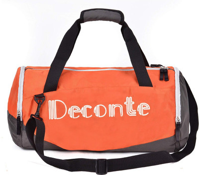 

deconte volvo0.1 Travel Duffel Bag(Orange, Grey), Grey;orange