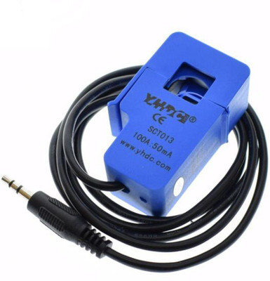 

KitsGuru SCT-013-000 100A Non-invasive AC current sensor Split Current Transforme Electronic Components Electronic Hobby Kit