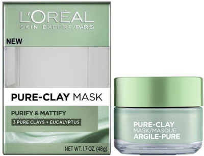 

L'Oreal Purify & Mattify Pure-Clay Mask(48 g)