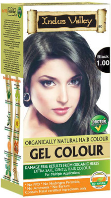 

Indus Valley Gel Hair color Black - 1.0 for Natural Black Hair Hair Color(Black)
