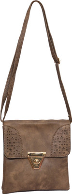 

mango star Sling Bag(Brown)