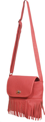 

mango star Sling Bag(Pink)