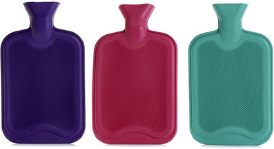 

OYD Super Deluxe Combo OZ- 449 Pack Of 3 Hot water bottle NON -ELECTRIC 1500 ml Hot Water Bag(Multicolor)