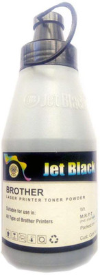 

jet black BROTHER Laser Printer Toner Powder for All BROTHER Laser Printers (100gms) Set of 3 Single Color Ink Toner Powder(Black)