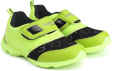 

Footfun Boys Slip on Sneakers(Green, P.green