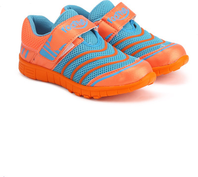 

Footfun Boys & Girls Velcro Running Shoes(Orange