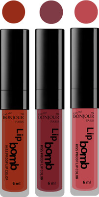 

Bonjour Paris Long lasting velvet matte lipstick(tan, wild brush, nude, 18 g)