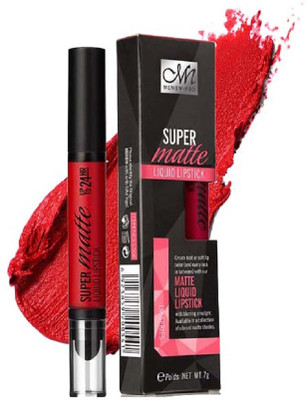 

Menow Super Matte liquid Lipstick(Red)(Red)