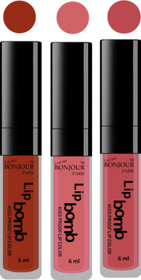 

Bonjour Paris Long lasting velvet matte lipstick(tan, nude, nude, 18 g)