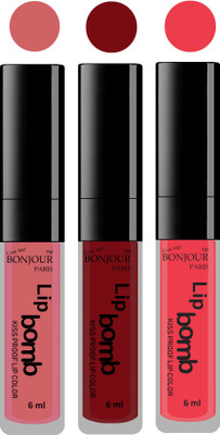 

Bonjour Paris Long lasting velvet matte lipstick(nude, brown, irresistble nude, 18 g)