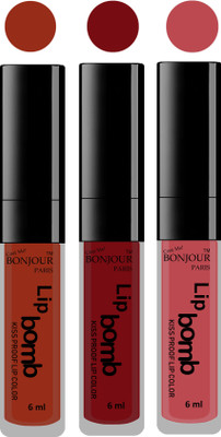 

Bonjour Paris Long lasting velvet matte lipstick(tan, brown, nude, 18 g)