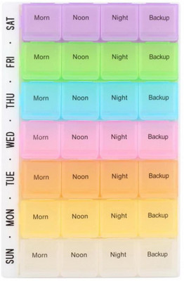 

LS Letsshop 1 week Pill Medicine Tablet Case box Storage Pill Box 014 Medicine Dispenser