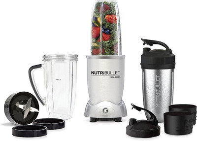 

NutriBullet N12-1212 1200 W Juicer Mixer Grinder(Silver, 2 Jars)