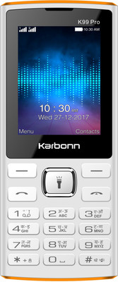 Karbonn K99 Pro(White&Orange)