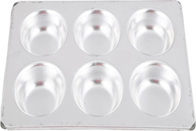 

Rinkle Trendz Aluminium Muffin Tray - 6 Cups - Cup Cupcake/Muffin Mould(Pack of 1)
