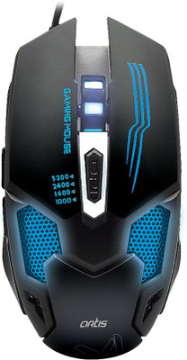 Artis HAWK OPTICAL GAMING MOUSE Wired Optical Gaming Mouse(USB 2.0, Black)