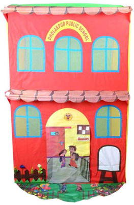 

J K INTERNATIONAL Red Dholakpur Public School Tent House(Multicolor)