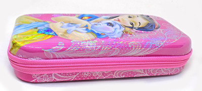 Confidence Pencil Box cartoon Art Plastic Pencil Box(Set of 1, Pink)