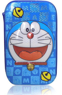 

Confidence Pencil Box cartoon Art Plastic Pencil Box(Set of 1, Blue)