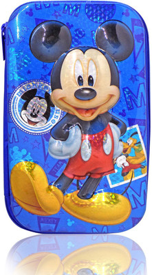 

Confidence Pencil Box cartoon Art Plastic Pencil Box(Set of 1, Blue)